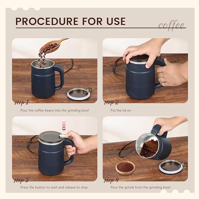 Electric Coffee and Spice Grinder (Free Home Delivery)