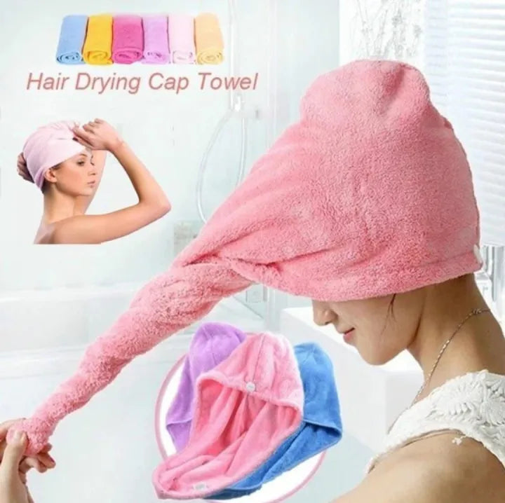 Super Absorber Microfibre Hair Drying Towel. Free Shipping