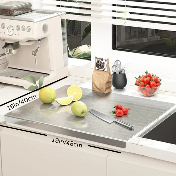 STAINLESS STEEL CUTTING BOARD ( Large size 48×40 cm )