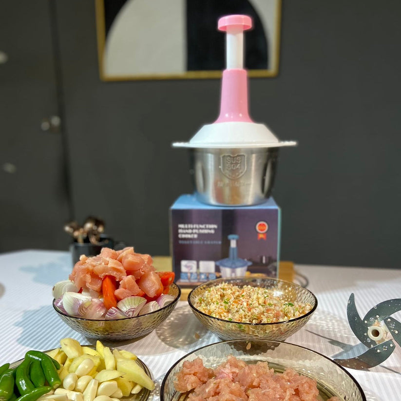 Push Chopper For Vegetables and Meet - Free Home Delivery