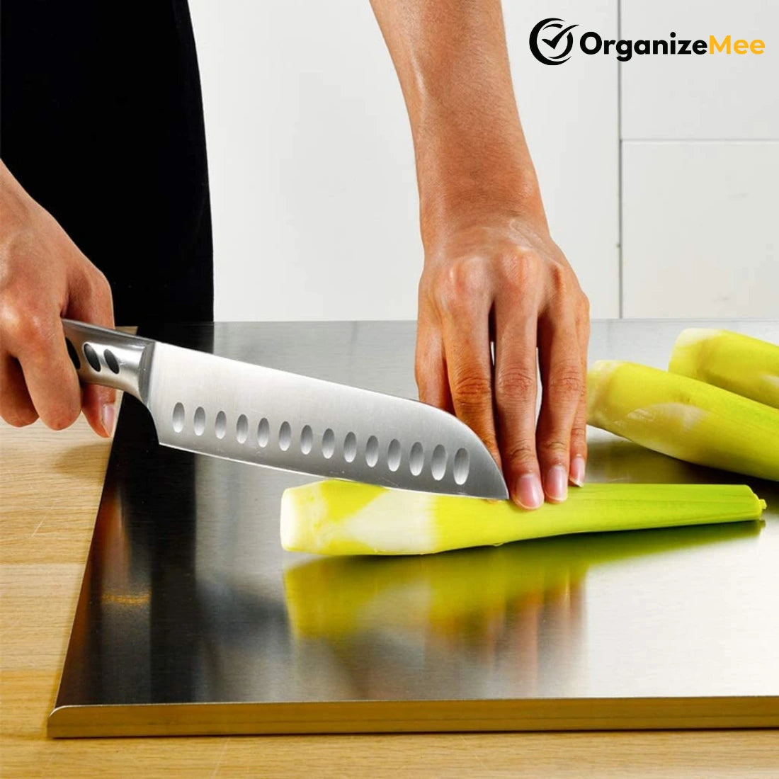 STAINLESS STEEL CUTTING BOARD ( Large size 48×40 cm )