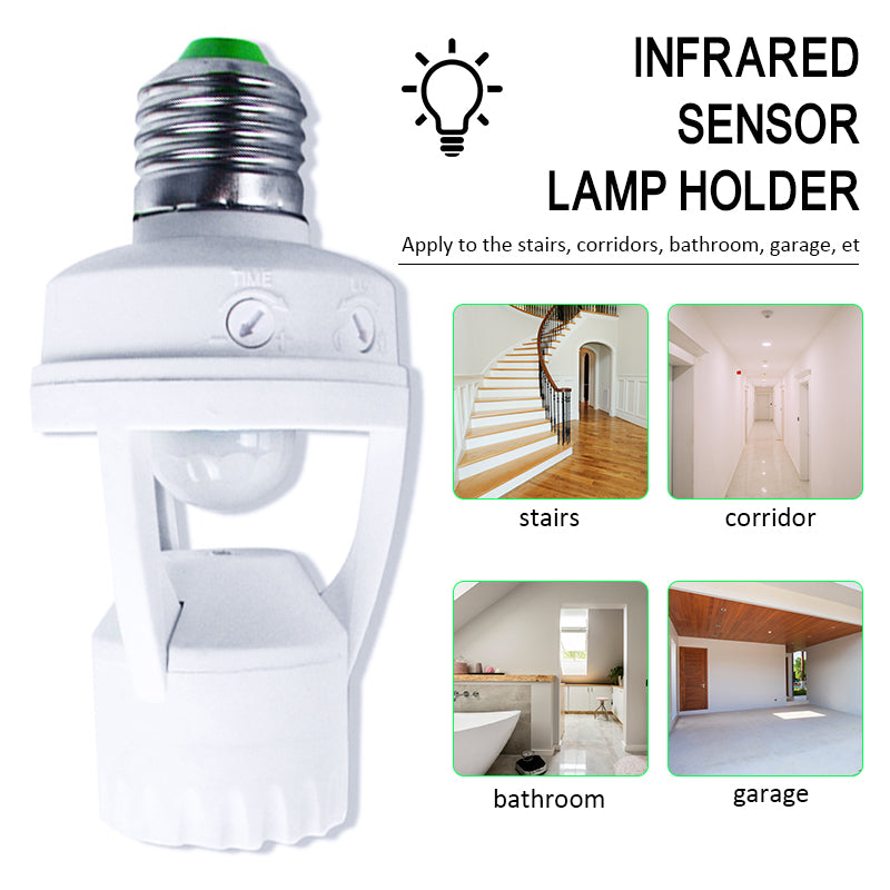 Motion sensor LED Bulb holder