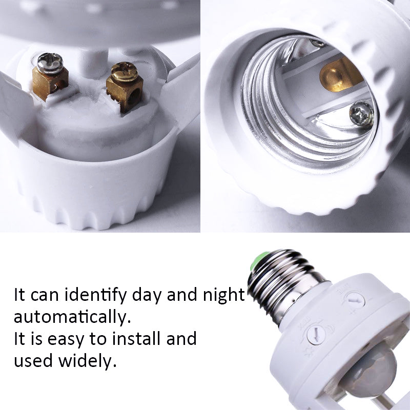 Motion sensor LED Bulb holder