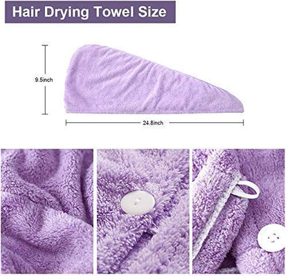 Super Absorber Microfibre Hair Drying Towel. Free Shipping