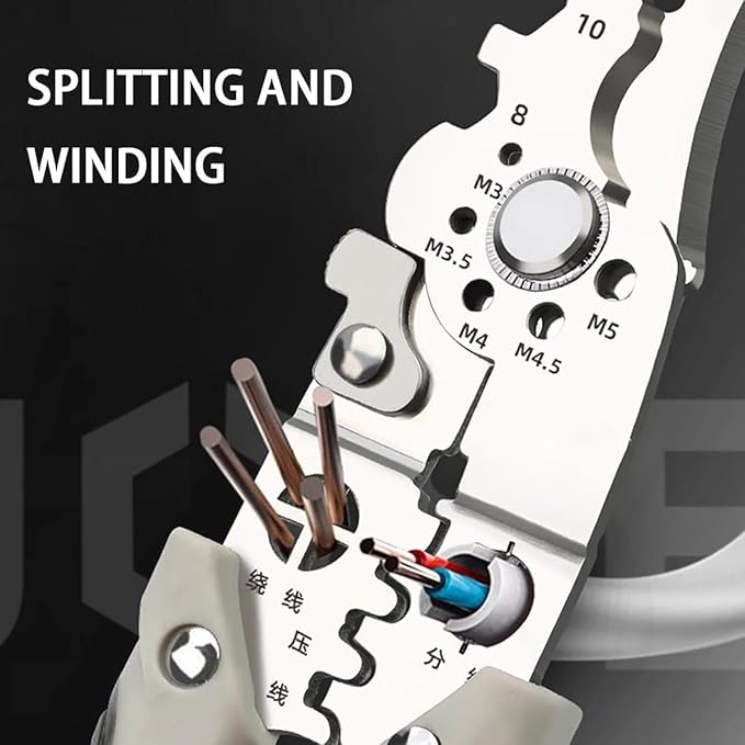 (Free Home Delivery) Multifunctional Wire Stripper Crimper Cable Cutter