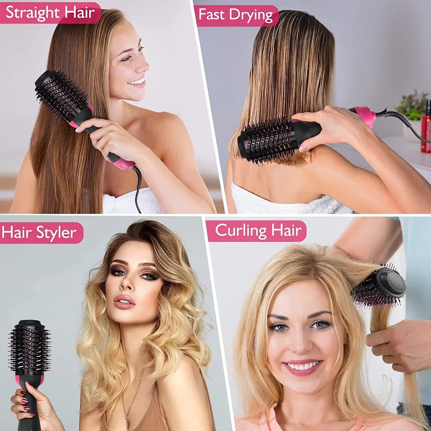 4-in-1 Hot Air Hair Styling Brush 💥FREE SHIPPING💥