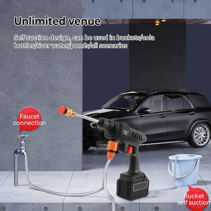 (Free Home Delivery)Rechargeable 48V Portable Car Wash Gun 💦⚡