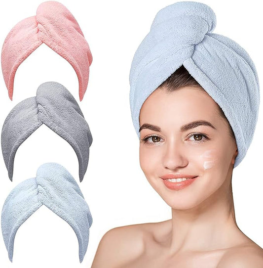 Super Absorber Microfibre Hair Drying Towel. Free Shipping