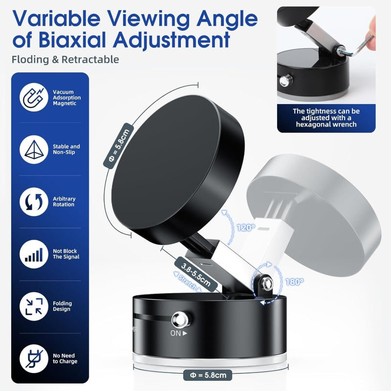 (Free Home Delivery) 360° Magnetic Car Phone Holder.