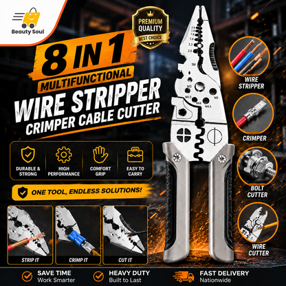 |FREE DELIVERY| Multifunctional Wire Stripper Crimper Cable Cutter