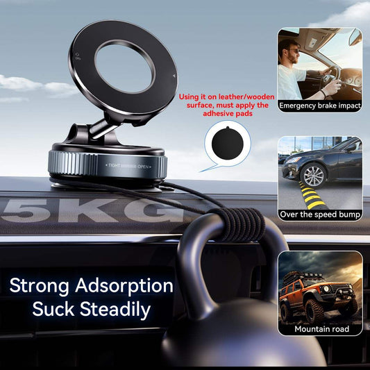 (Free Home Delivery) 360° Magnetic Car Phone Holder.