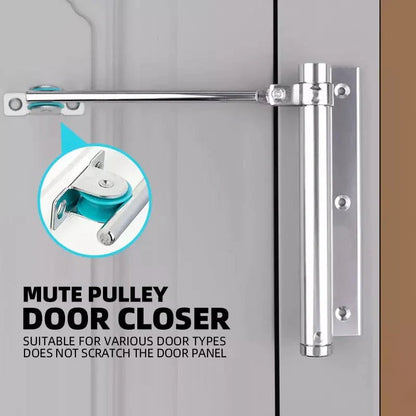 Adjustable Aluminum Alloy Automatic Door Closer (Free Home Delivery)