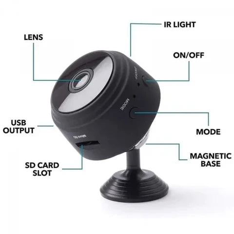 Free Home Delivery - A9 Mini Full HD Camera 1080P WiFi